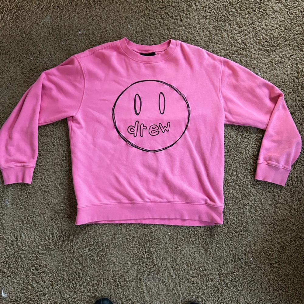 DREW HOUSE Pink Crewneck Pullover